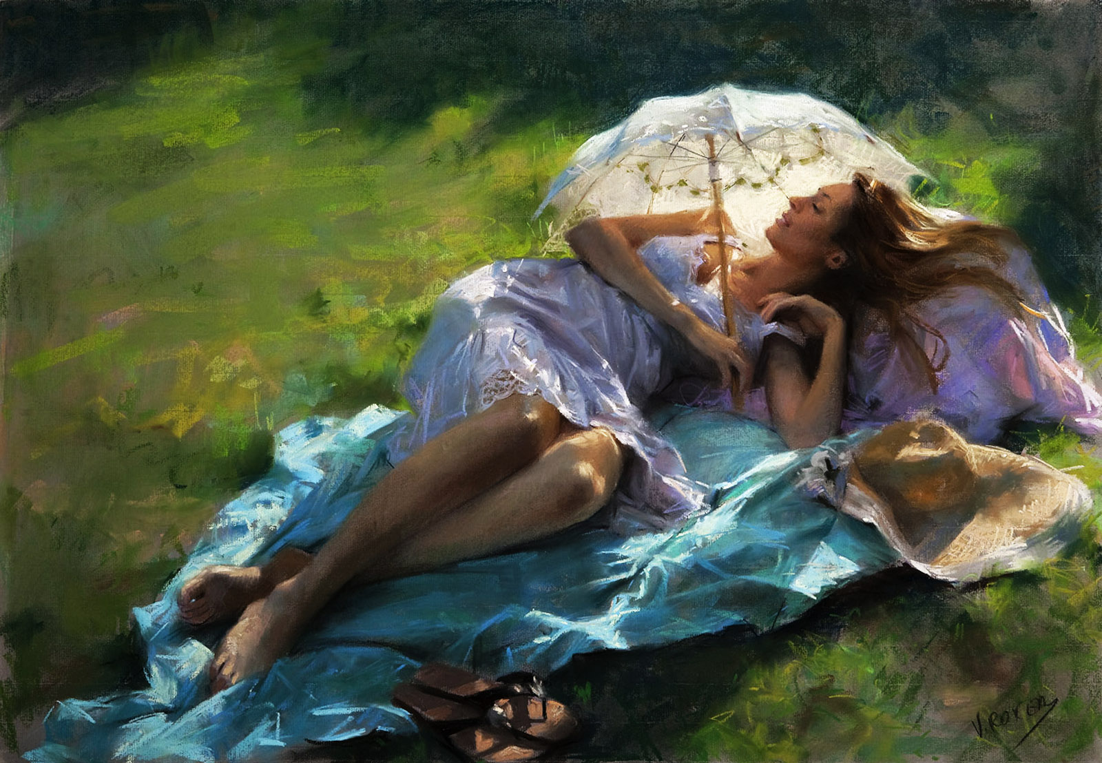 Vicente romero redondo картины