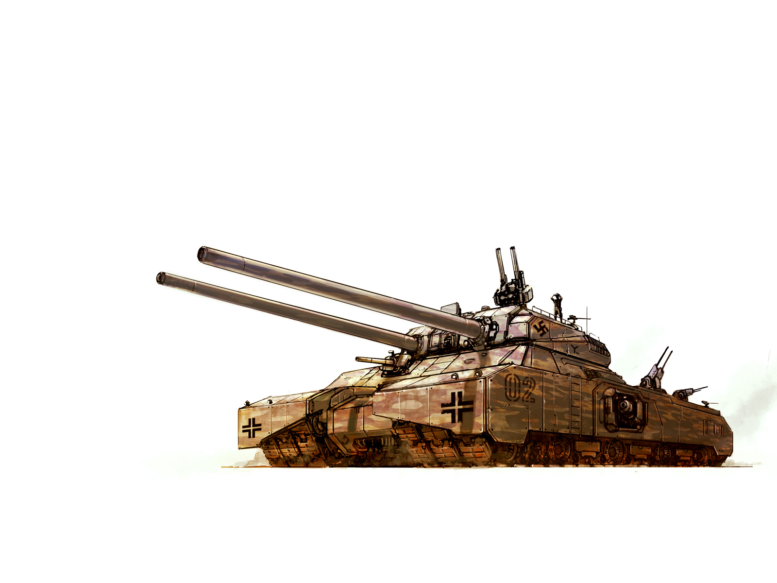 Танк p1000 Ratte в World of Tanks