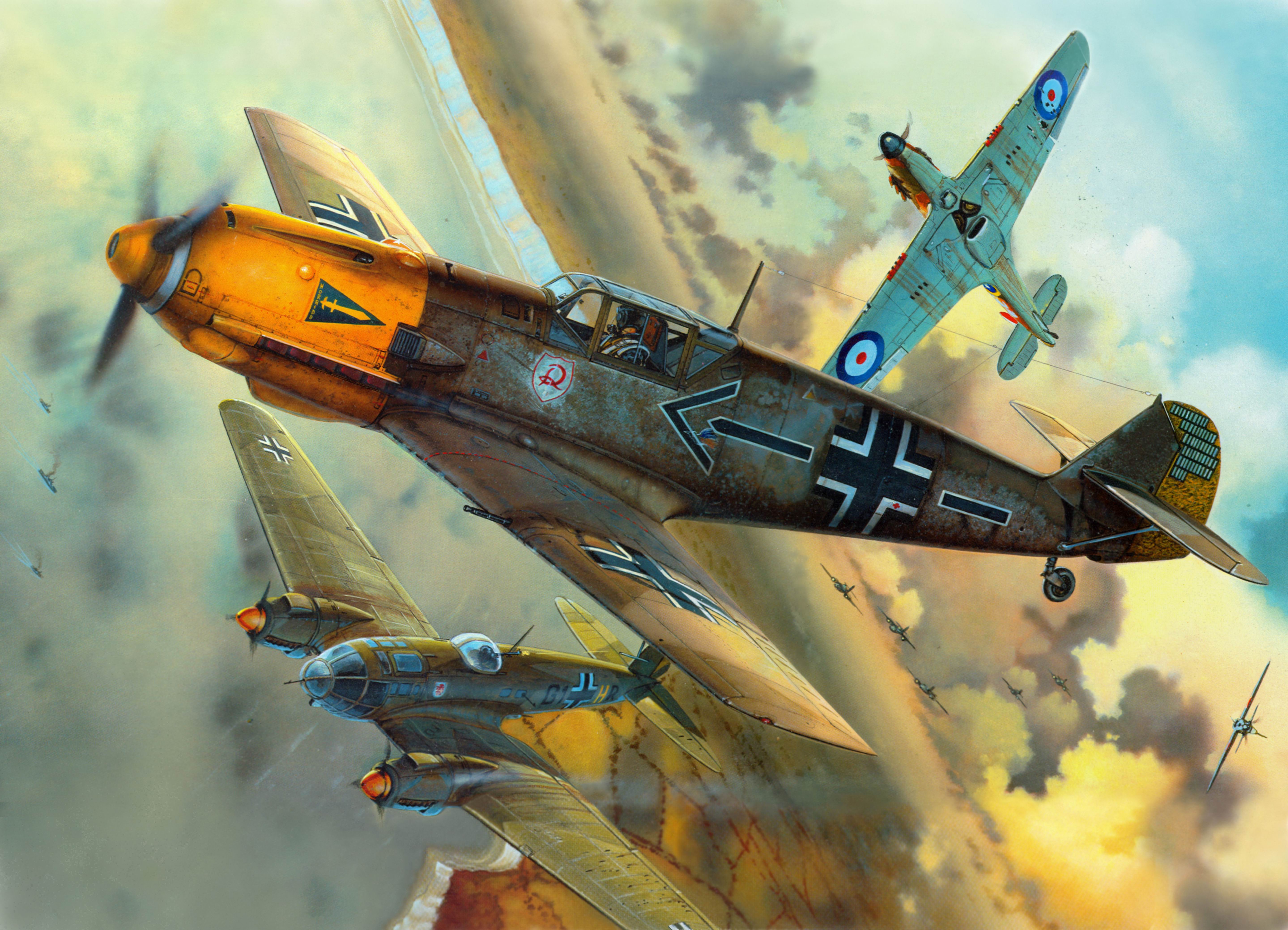 Модели немецких самолетов. Messerschmitt bf 109 воздушный бой. Мессершмитт bf.109 в бою. Мессершмитт bf 109 Люфтваффе. Messerschmitt bf.109 вторая мировая.