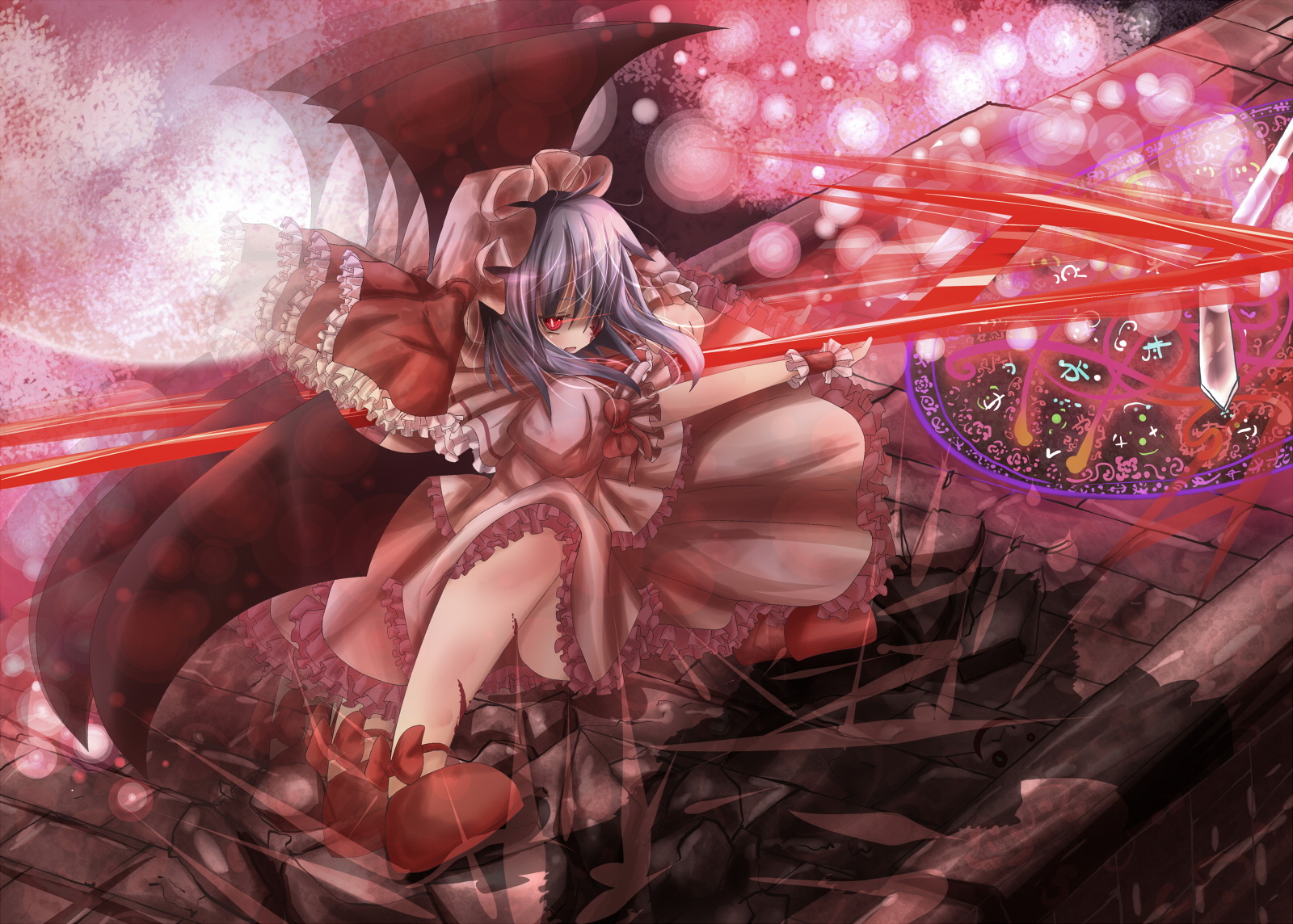 Touhou 6. Тоухоу 6. Touhou 6 the embodiment of Scarlet Devil. Remilia Scarlet Gungnir. The embodiment of Scarlet Devil.