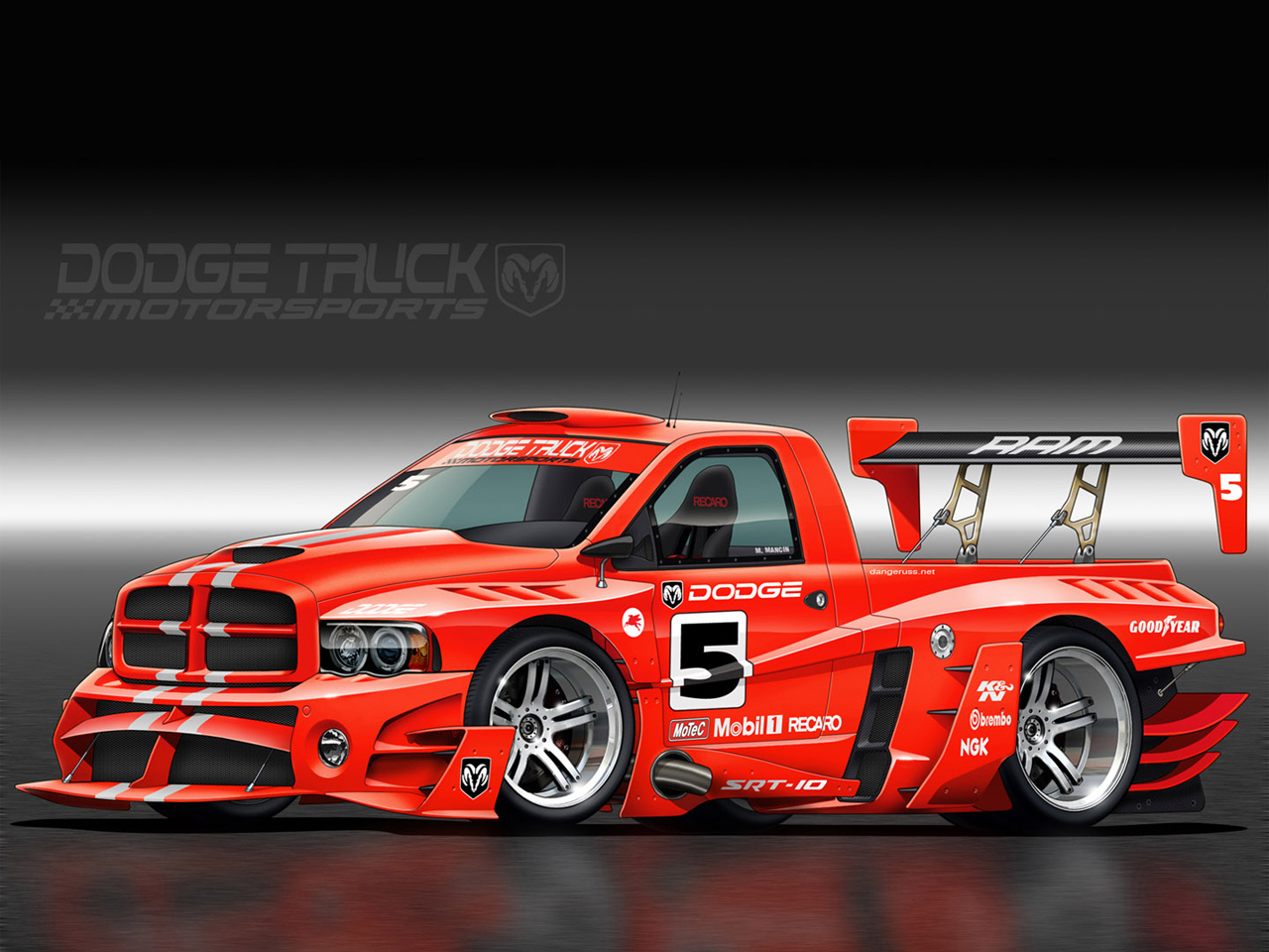 Спортивная машина dodge