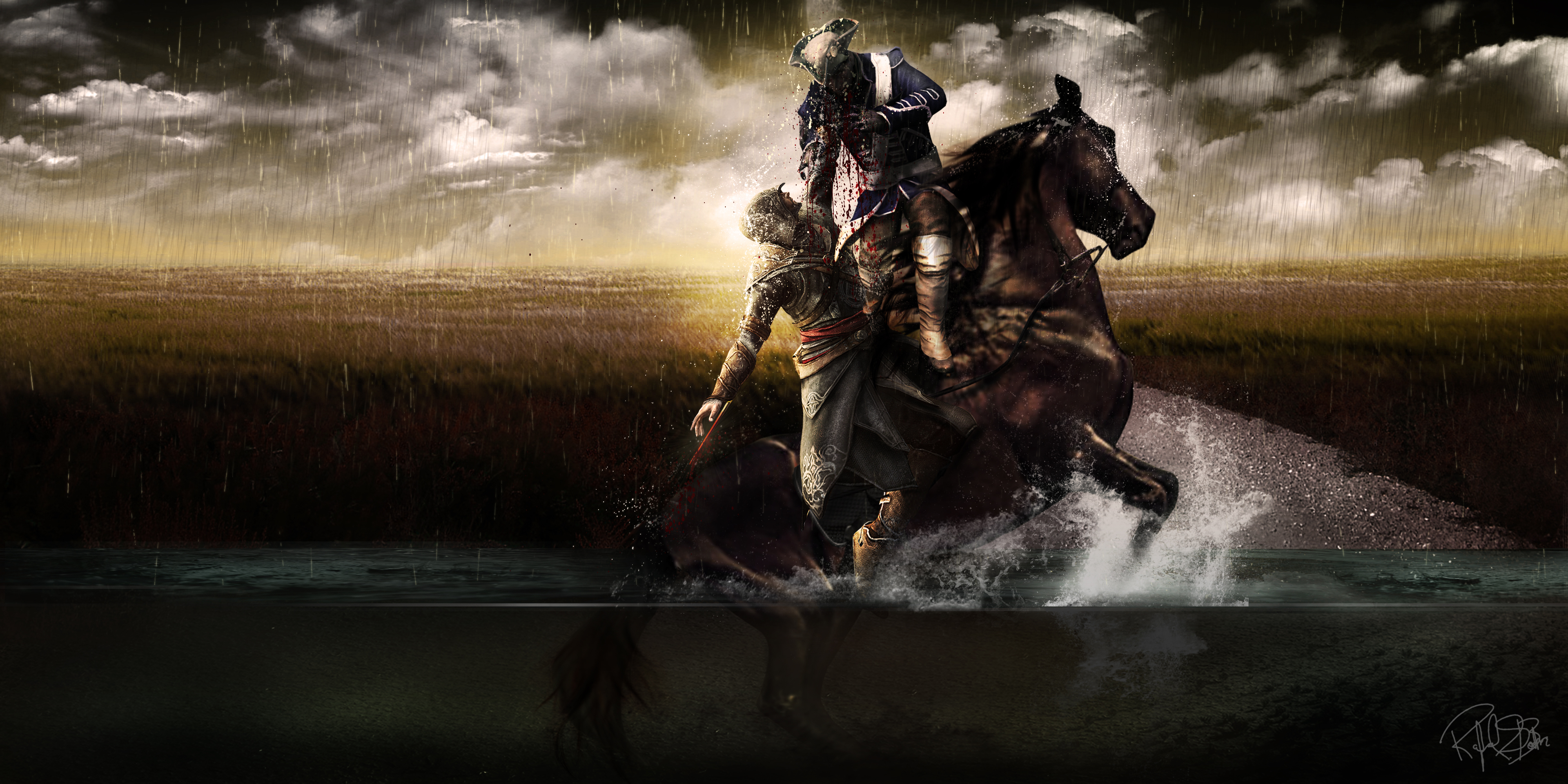 Assassin's Creed 3 лошадь