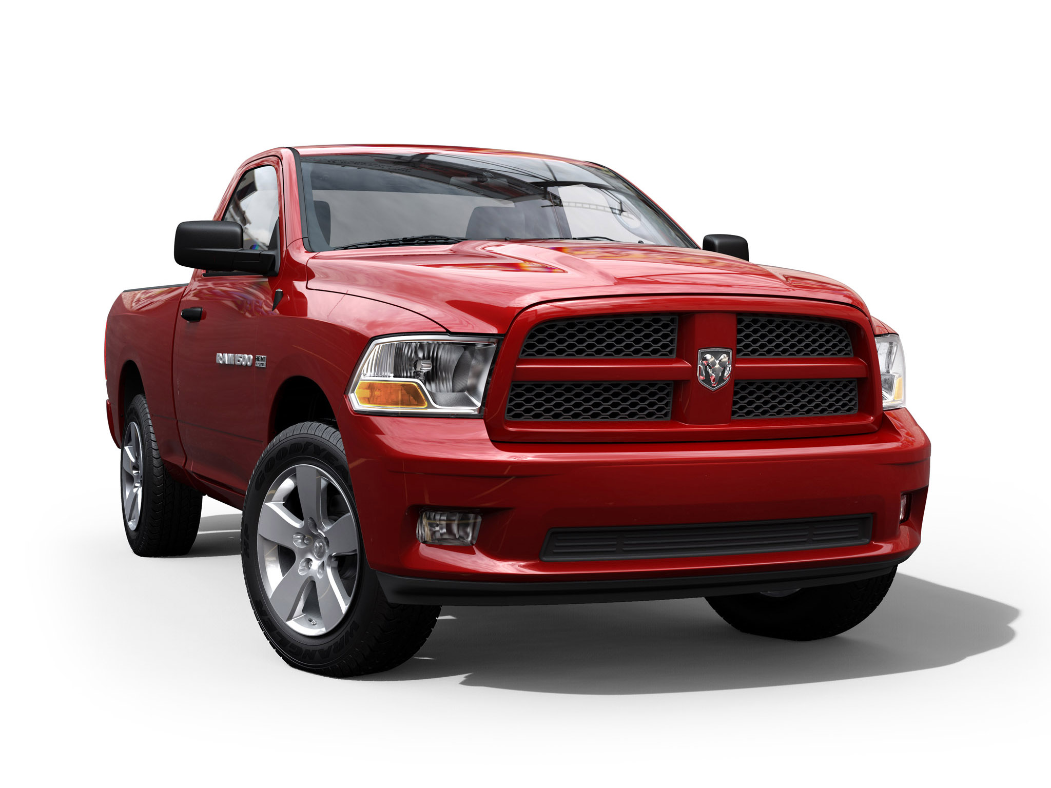 dodge ram 1500 красный