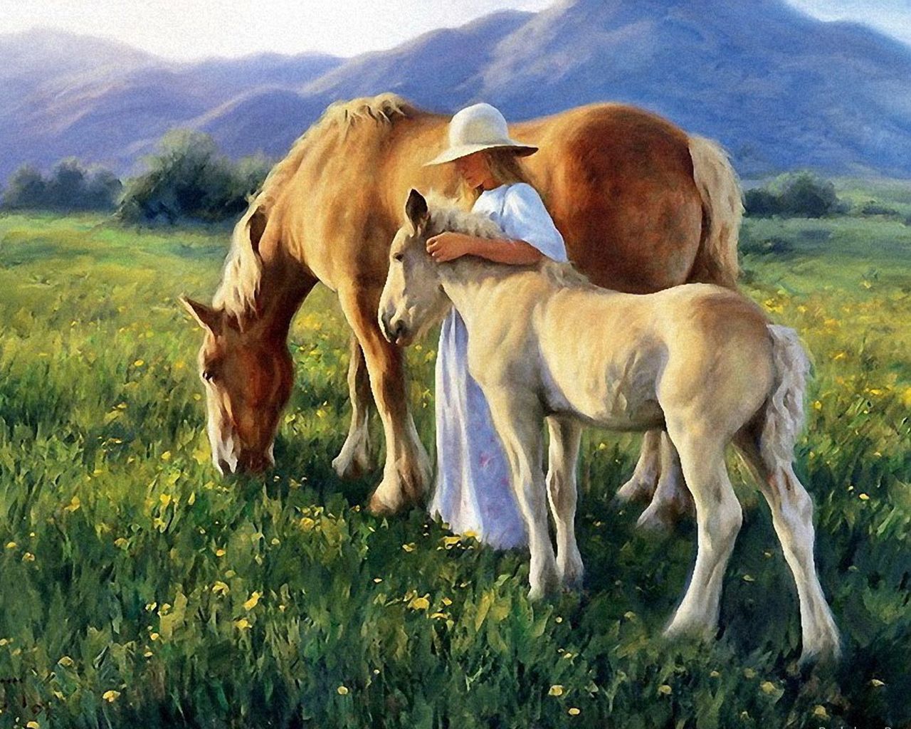 Роберт Дункан живопись лошади