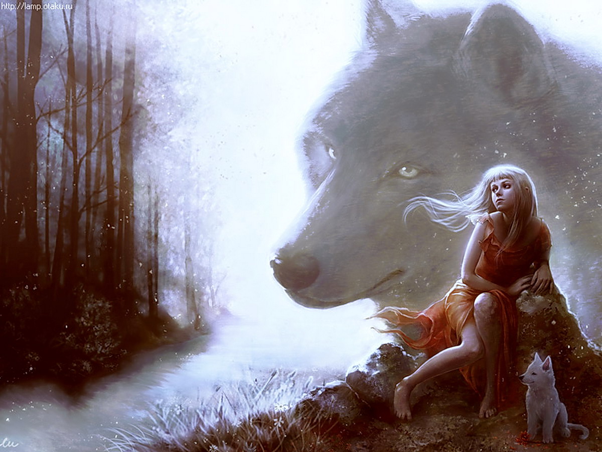 Девушка и волк фэнтези