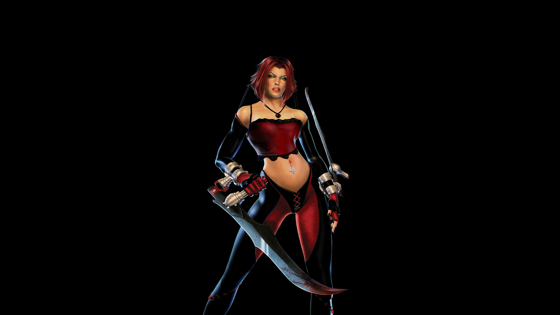 Обои для рабочего стола BloodRayne BloodRayne 1 девушка Игры