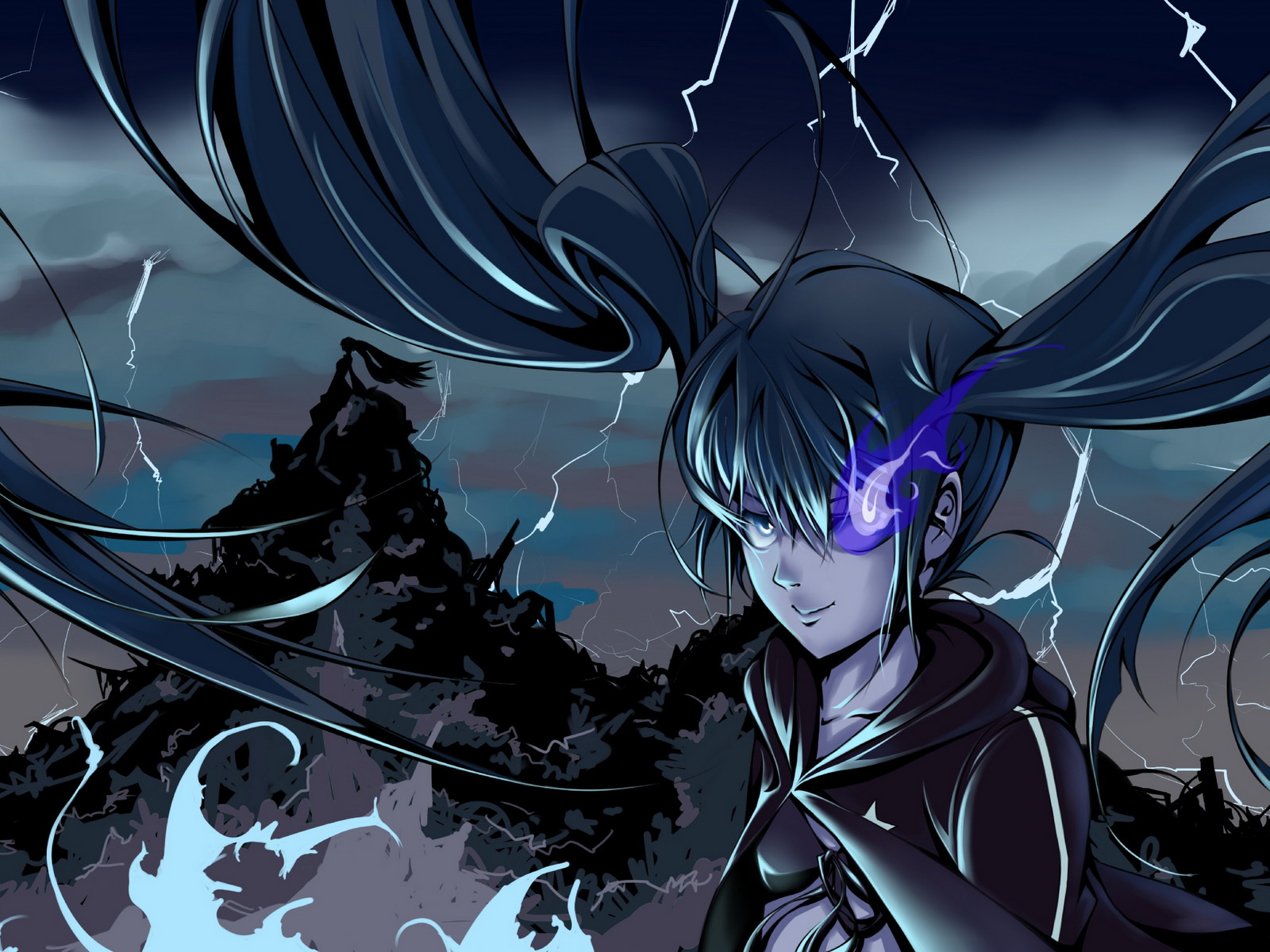 Картинки Black Rock Shooter Аниме