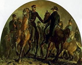 Картинки Живопись Waterloo 1815