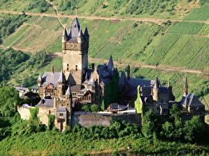 Картинка Германия Замки Mosel Valley