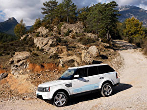 Фотографии Range Rover Land Rover Range E в рогах авто