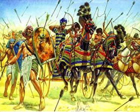 Фото Живопись Battle of Kadesh