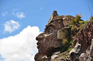 Обои Face of an Incan king