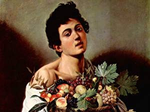 Фотографии Картина Boy with fruit basket by Caravaggio