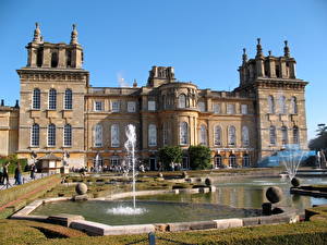 Картинки Великобритания Blenheim palace Города