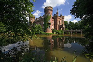 Картинка Замок Германия Castle Moyland