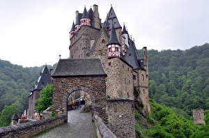 Обои Замки Германия Burg Eltz