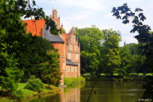 Обои Замок Германия Castle Herten Города