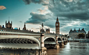 Картинки Великобритания Big ben, London Города