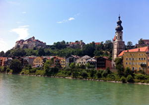 Фотографии Замок Германия Castle Burghausen