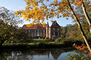 Картинки Замки Германия Castle Egelburg Города