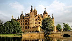 Фотографии Замки Германия Schwerin Castle