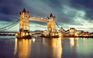 Обои Великобритания London, tower bridge город