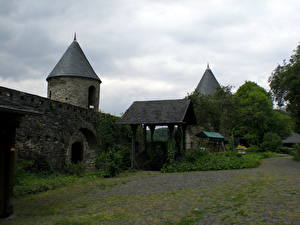 Фотография Замок Германия Castle Pyrmont Города