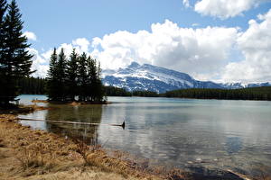 Обои Парк Горы Banff National Park Canadia