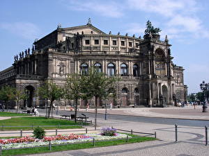 Фотографии Здания Германия Semperoper Dresden