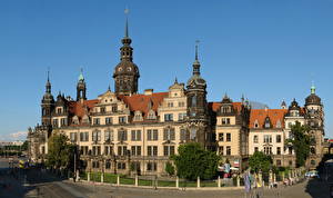 Картинки Замки Германия Dresden Castle