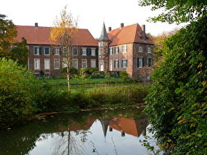 Обои для рабочего стола Замки Германия Castle Egelburg Города