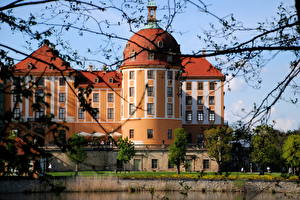 Фотографии Замки Германия Dresden Moritzburg