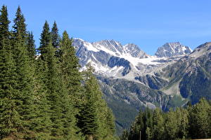 Картинки Парки Гора Glacier [USA, Montana]