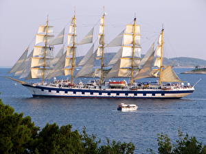 Обои Корабли Парусные Royal Clipper