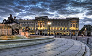 Картинки Великобритания Buckingham Palace Westminister Города