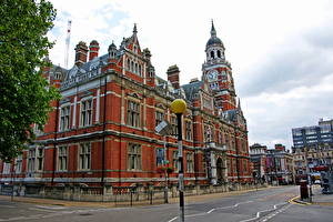 Фото Великобритания Лондон Croydon Town Hall Города