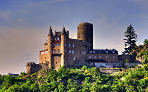 Фотографии Замок Германия  Burg Katz Города