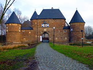 Фотография Замки Германия Burg Vondern Oberhausen