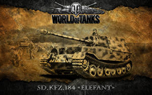 Картинка WOT Танк SD. KFZ. 184 Elefant Игры