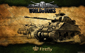 Фото World of Tanks Танки Firefly Игры