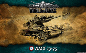 Обои WOT Танки AMX 13-75 Игры