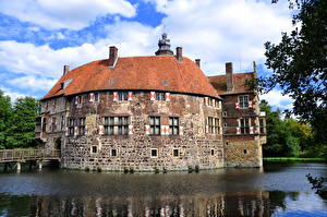 Фото Замок Германия Burg Vischering город