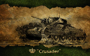 Фотографии World of Tanks Танки Crusader компьютерная игра