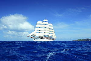 Картинки Корабли Парусные Sea Cloud