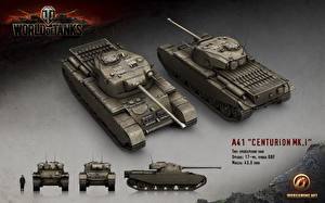 Фотография World of Tanks Танки A41 CENTURION MK.I Игры