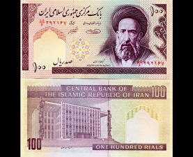 Обои Деньги Купюры Iran 100 Rials