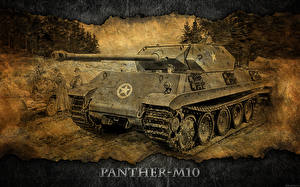 Фотографии World of Tanks Танки Panther-M10 Игры